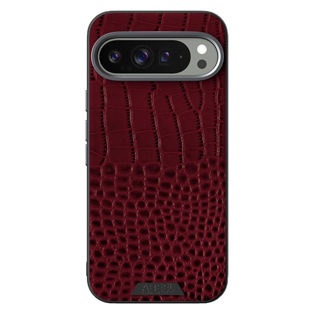 ABEEL For Google Pixel 10 Pro XL Magnetic Case Crocodile Texture Micro-Embossing Back Cover