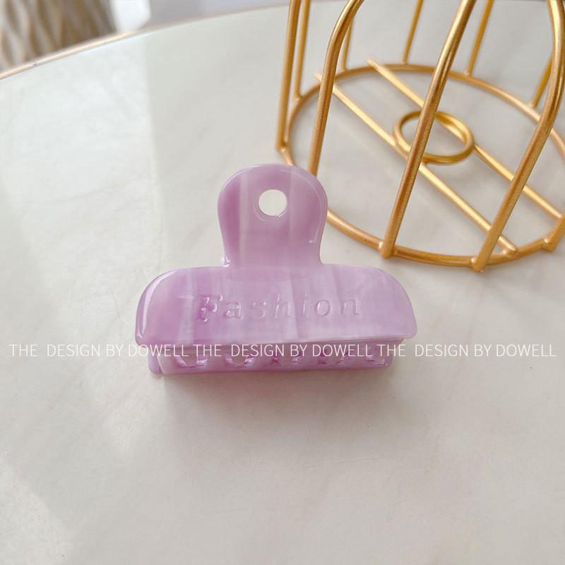 High-end Acetate Hair Claw Clip For Women With Elegant Design Ideal For Fashionable Looks Purple 5.5cm