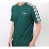 Adidas Classic 3-Stripes Training Sports Round Neck Short Sleeve T-Shirt Men Tops Dark-Green FM6230
