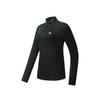 Fila Fitness Simple Fashion Versatile T-Shirt Women Tops Deep-Black A61W631201FBK
