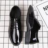 New Versatile Black Business Dress Leather Shoes Men's Lace-up Shoes Wedding Fashion Men's Shoes