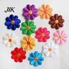 DIY Flower Patches 12Pcs Iron-on Cute Embroidered Daisy Applique Sew On Craft for Clothing Jackets Bags Hats Jeans Repair Decoration Patch
