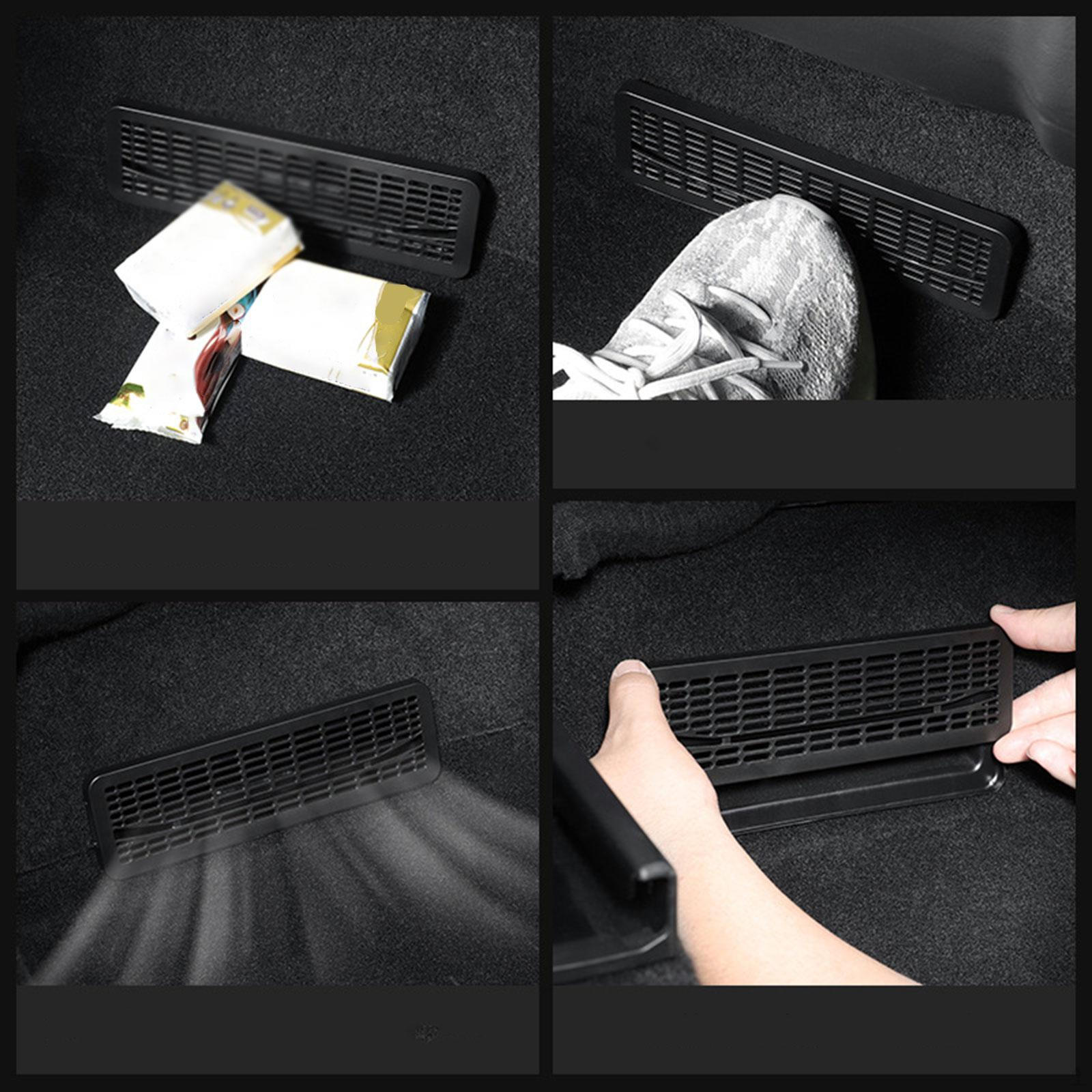 

2 шт. Накладка на вентиляционное отверстие Черный Прямая замена Принадлежности Защита решеток заднего сиденья Салон автомобиля