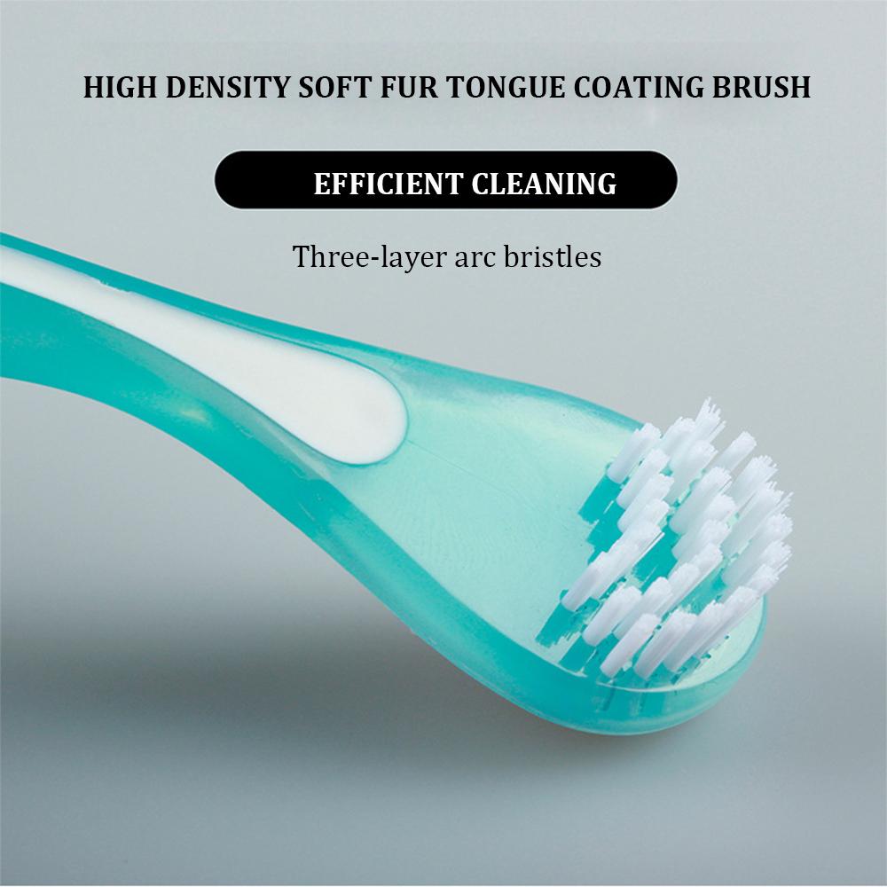 NEW Double Side Tongue Cleaner Brush For Tongue Cleaning Oral Care Tool Silicone Tongue Scraper Toothbrush Fresh Breath