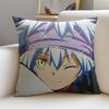 Fun AAssassination ClassroomS Cushion Cover Breathable and skinfriendly linen pillowcase square removable and washable cushion