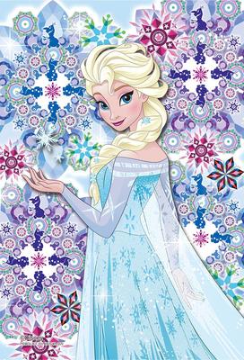 70-Piece Jigsaw Puzzle Frozen Crystal Tiles - Elsa [Prism Art Petit] (10x14.7cm)
