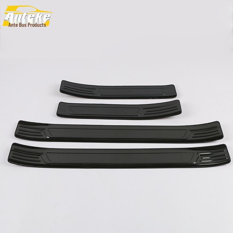 Compatible Door Sill Trim & Bumper Trunk Sill Plate Stickers for 2020 Mazda 3