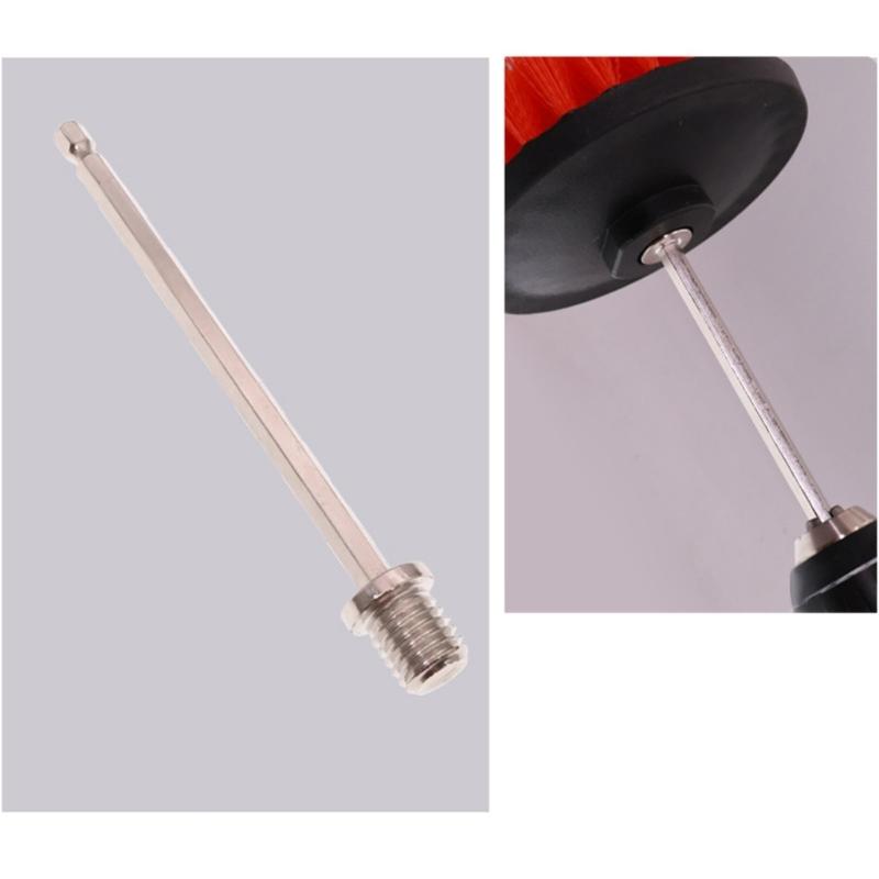Hexagonal Drill Adapter 140mm Extension Rod M14 Interfaces Quick Installation Tool for Tight Space