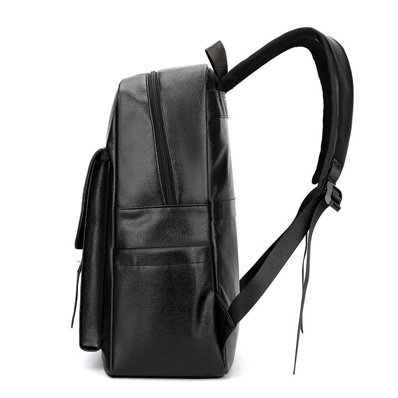 Backpack Simple Locking Large Capacity Business Computer Bag Student Schoolbag Travel Commuter Men's Backpack