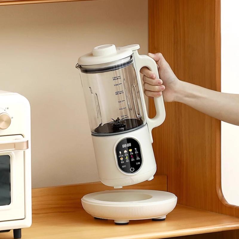 220V Sojamilchmaschine Haushalt Kleine Wandbrechmaschine Vollautomatisch Heizung Kochen Kostenlos Filterfrei