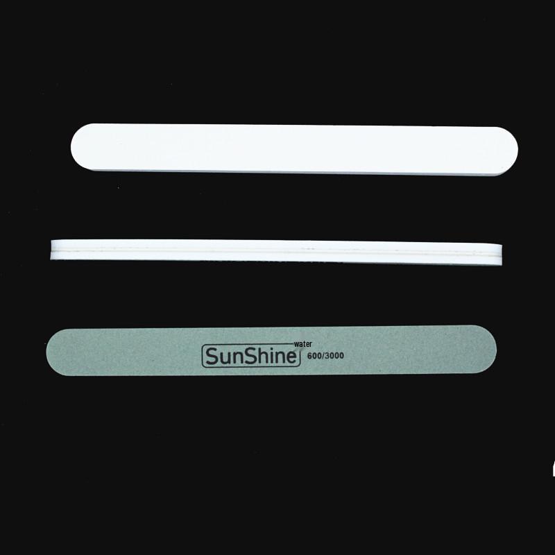 Sponge Nail File & Polishing Strip Set - Wood Chip Design for Shaping & Grinding