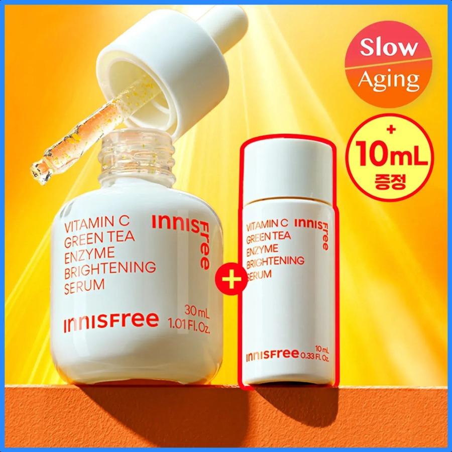 INNISFREE Vitamin C Green Tea Enzyme Brightening Serum 30ml Set (+10ml) 30ml Set (+10ml)
