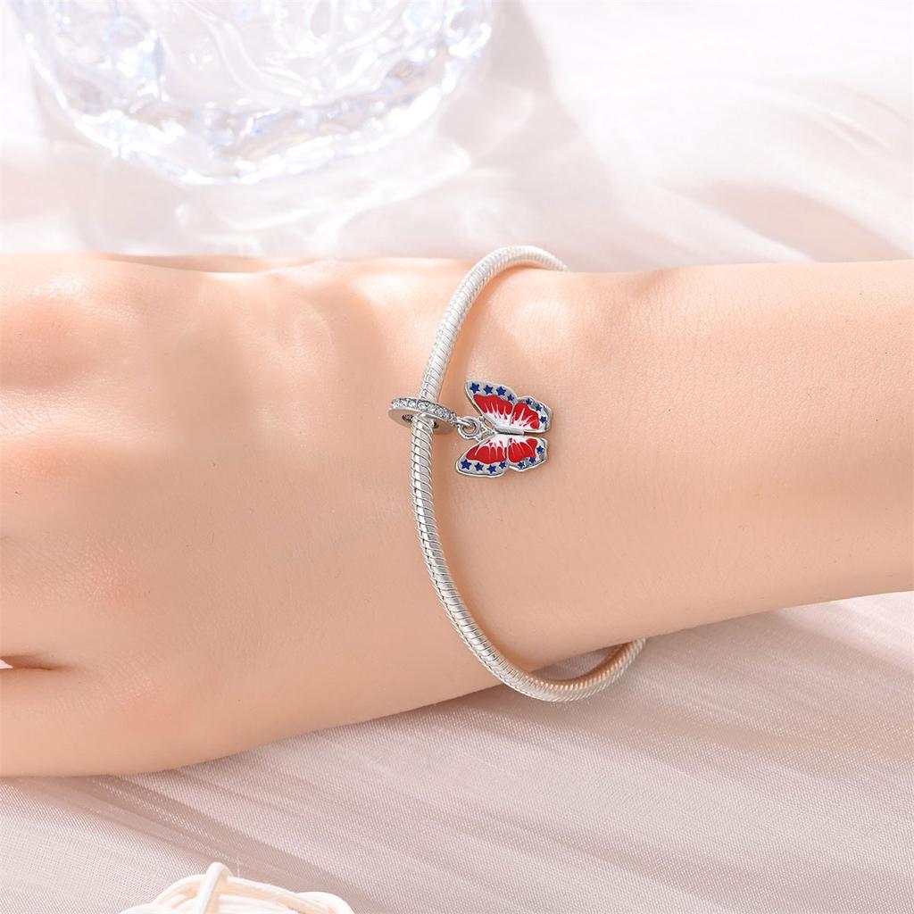 Butterfly Charm Bead Charms copper Authentic Bead Charms Compatible With Authentic Charm Bead Charms Bracelets Bead Charms Jewellery Gifts for Wome