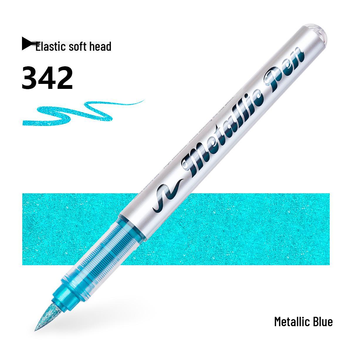 

Widely Recruiting 8520 Liquid Metal Soft Tip Marker Pen - 48 Stackable Colors