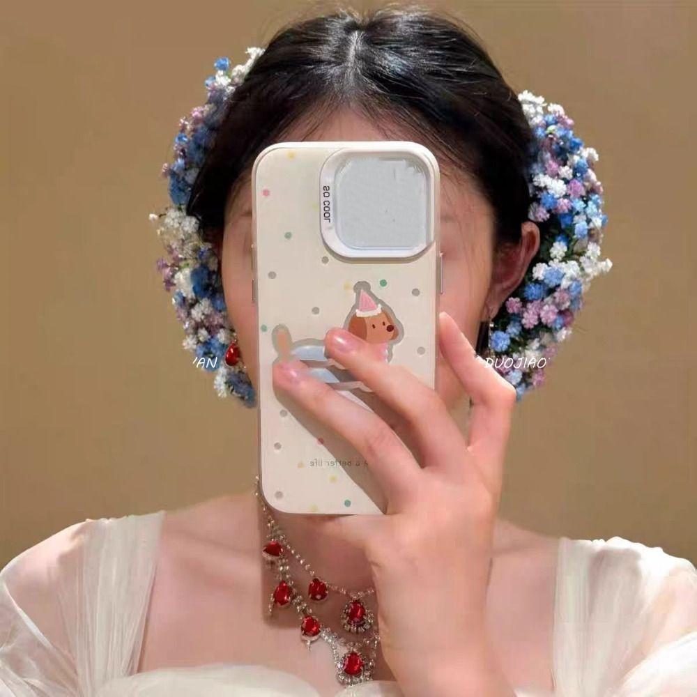 Bohemian Starry Sky Flower Hair Clip Sweet Thai Hairpin Headwear Floral Side Clip  Female