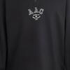Adidas Originals Solid Letter Print Long Sleeve Polo Shirt Men Tops Black HZ0709