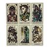 Tattoo Tarot Cards Divination Deck English Versions Edition Oracle Board Playing INK Table Game For Party