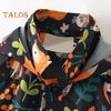 Children Hooded Raincoat Cartoon Rain Jacket Multicolor Waterproof Jacket with Pockets Fall Winter School Outfit for Boys Girls 3-11 Years