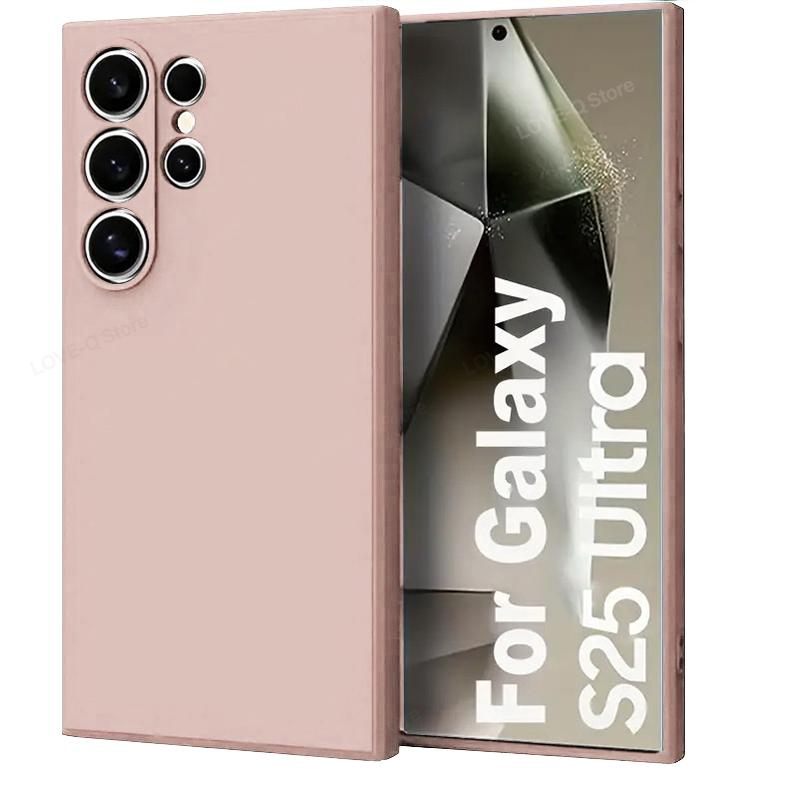For S25 Ultra Plus Case Silicone Phone Case For Samsung Galaxy S25 S 25 Ultra Plus S25Ultra Cases Camera Protective Cover