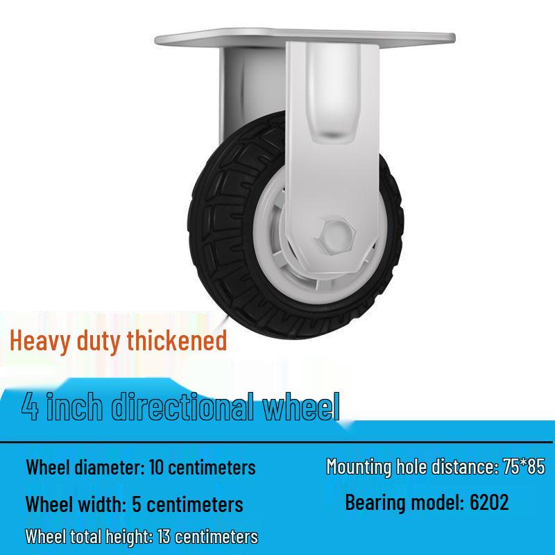 Těžká tichá otočná kolečka (2-8 palců) pro vozíky a malé ruční vozíky