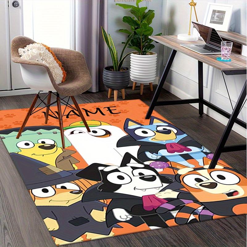 

bluey puppy Office Carpet Soft Polyester Entrance Carpet Washable Non slip Machine Washable Indoor C 60cm by 90cm