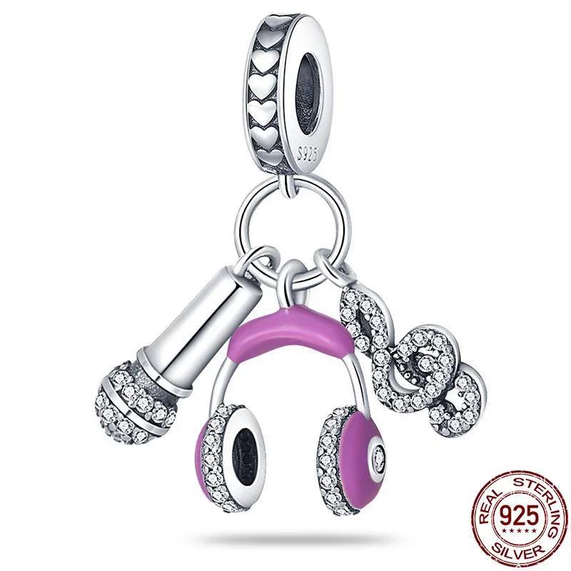 Copper Gamepad Controller Play Games Console Charms Fit Original Beads Bracelet For Women Jewelry Gift Making