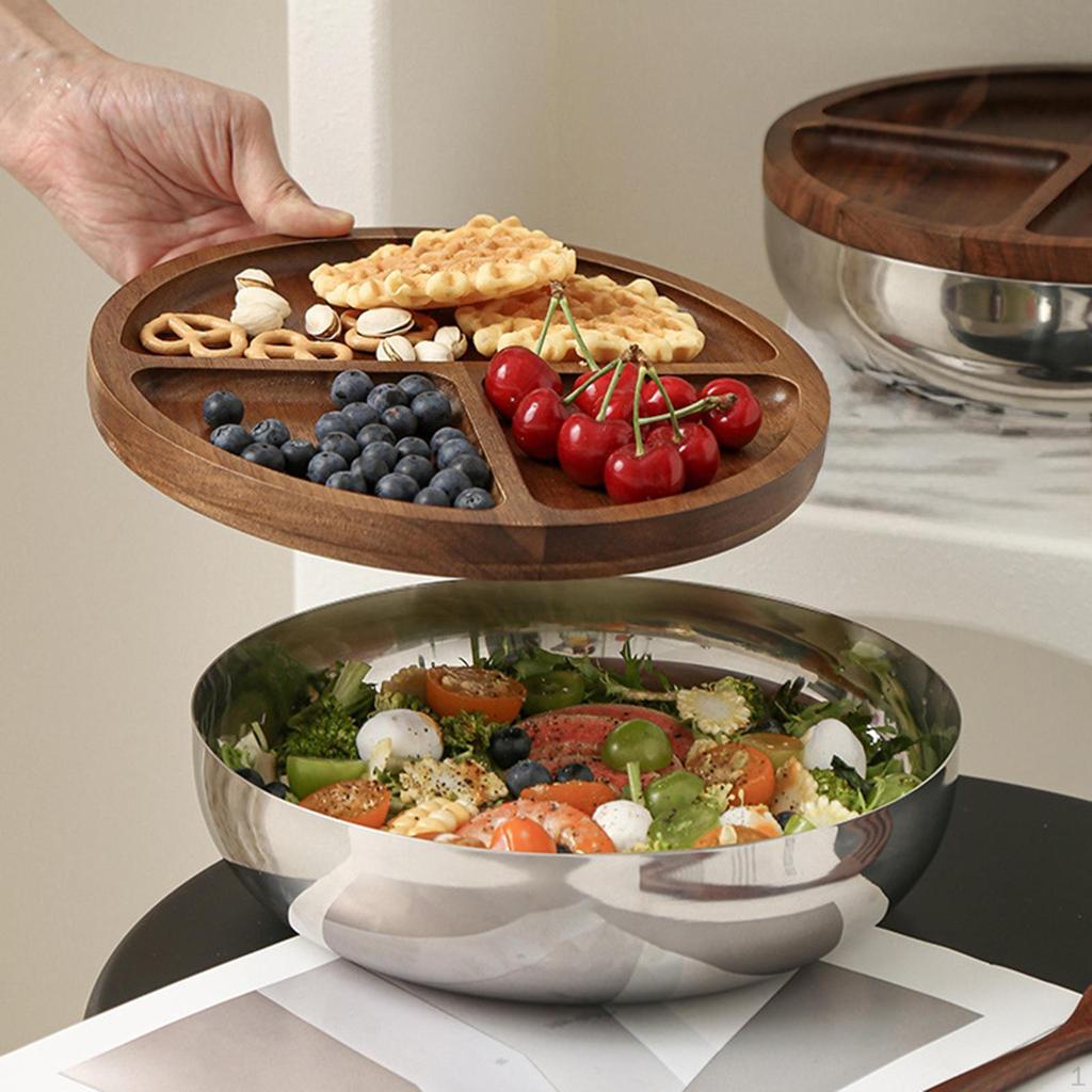 Stainless Steel Candy Storage Jar Fruit Holder Farmhouse Decor Container Table Organizer Snack