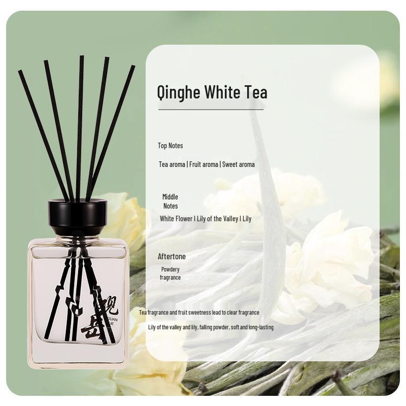 200ml Rattan Aroma Diffuser: Flameless, Long-Lasting Fragrance for Bedroom, Living Room, Office, Bathroom