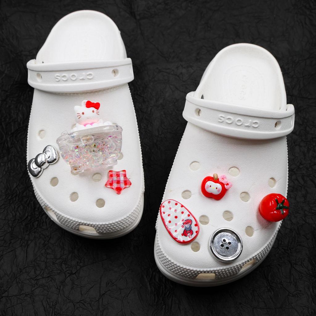 Hello Kitty Crocs Cute Cartoon Shoe Charms: DIY Detachable Decorations