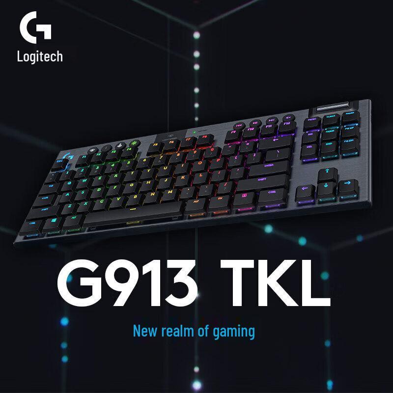 Logitech G913 TKL LIGHTSPEED Wireless RGB Mechanical Gaming Keyboard