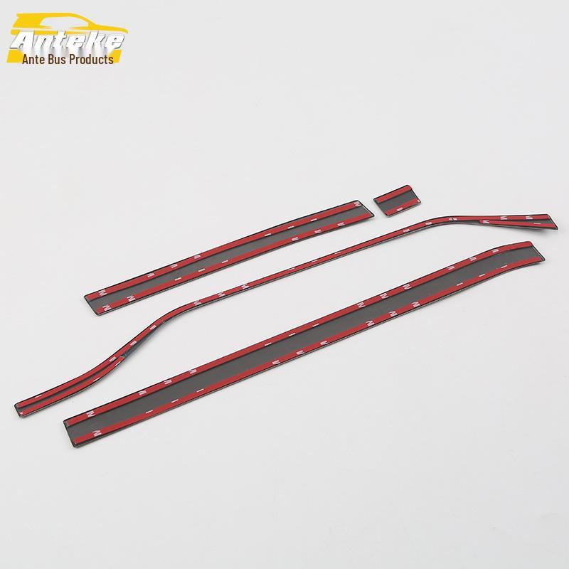 18 Tange Central Control Bright Strip Dashboard Trim - Stainless Steel Decorative Car Accessory