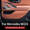 Door kick pad for 2026~2026 Mercedes w223 S series 400 450 550 480 accessories