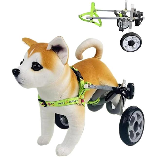 

Dog Wheelchair for Back Legs Small/Medium Dog Assisted Walker with Wheels, Doggie Mobility Cart Aids, Pet Rehabilitation Equipment(Size M) Size 2X-Small