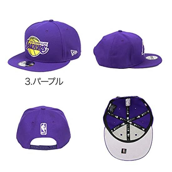 [New Era] Cap 9FIFTY Los Angeles Lakers NBA Men's Hat Snapback Cap Baseball Cap Purple [Used]