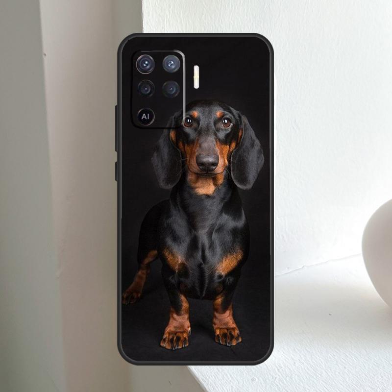 Dackel Hund Für OPPO A80 A60 A40 A5 A6 Pro A15 A17 A57 A16 A76 A96 A18 A38 A58 A78 A98 A54 A74 A94 Hülle