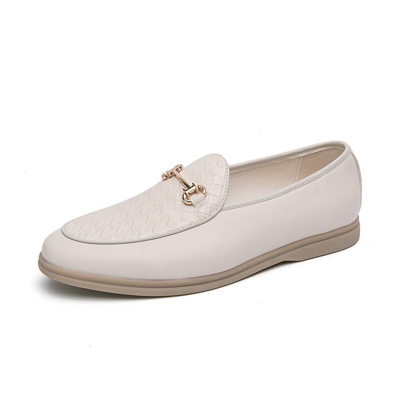 Large size shoes spring breathable lazy shoes 22 new casual leather shoes 38