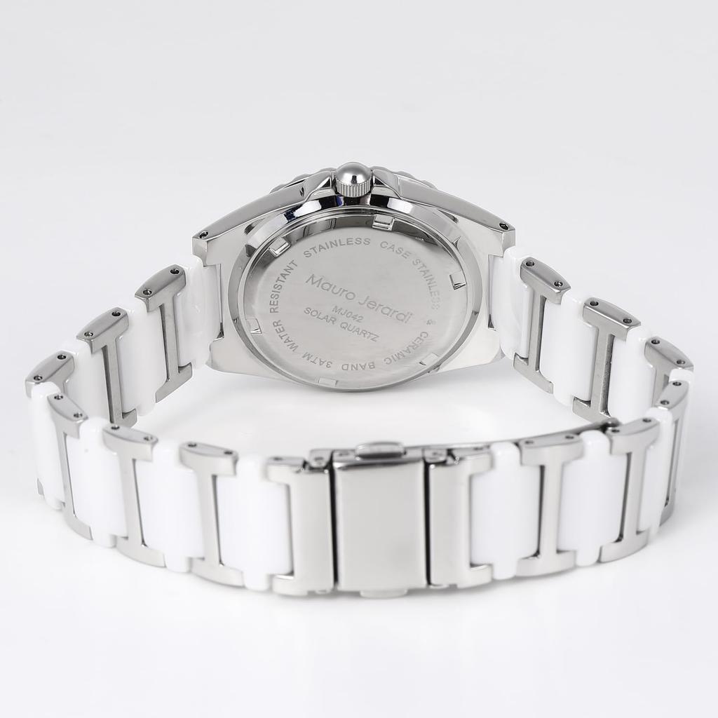 Mauro Geraldi Solar Watch with Ceramic MOP Dial Women's MJ042-2
