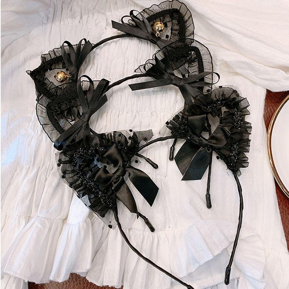 Stage Hair Accessories Large Bow Hair Hoop Polka Dot Cute Headband Retro Hairband