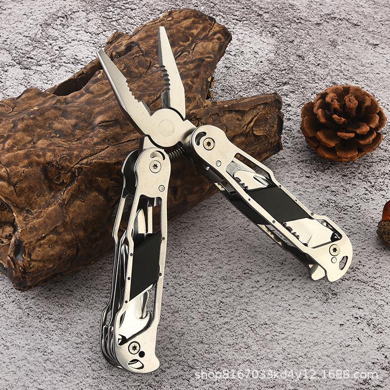 Stainless Steel Portable Multi-tool Knife with Folding Pliers