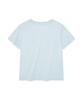 FALLETT Slit Short Sleeve Tee Sky Blue