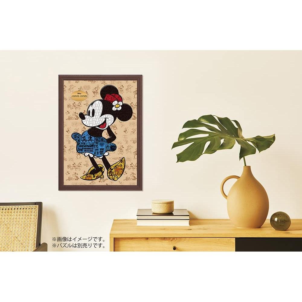 Yanoman Disney Minnie Mouse Jigsaw Puzzle Silhouette Frame Patterned Mount Paper Ornament Stickers UV-Cut Cell Cover Hanging Cord Panel Frame