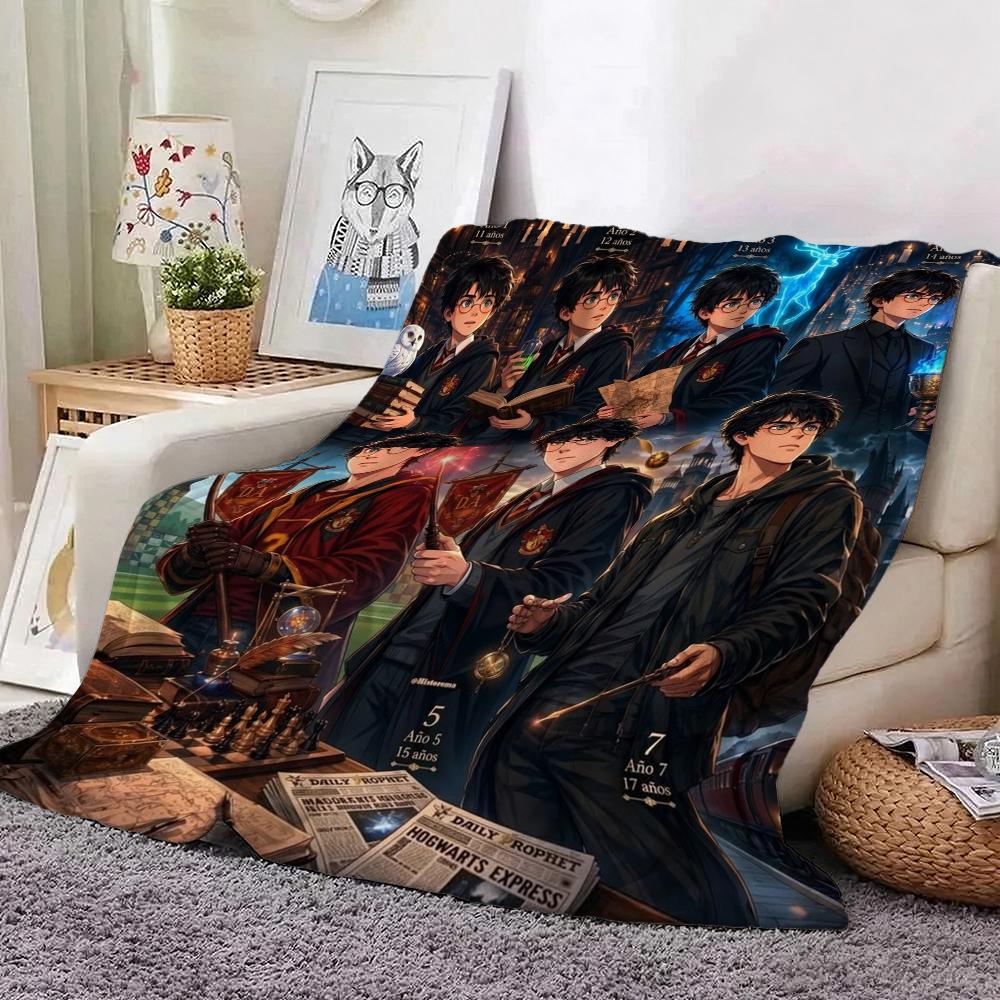 Adventure Beyond Story Printed Flannel Blanket Thick Soft Fleece Blanket For Living Room Sofa Balcony Home Decor Holiday Gift