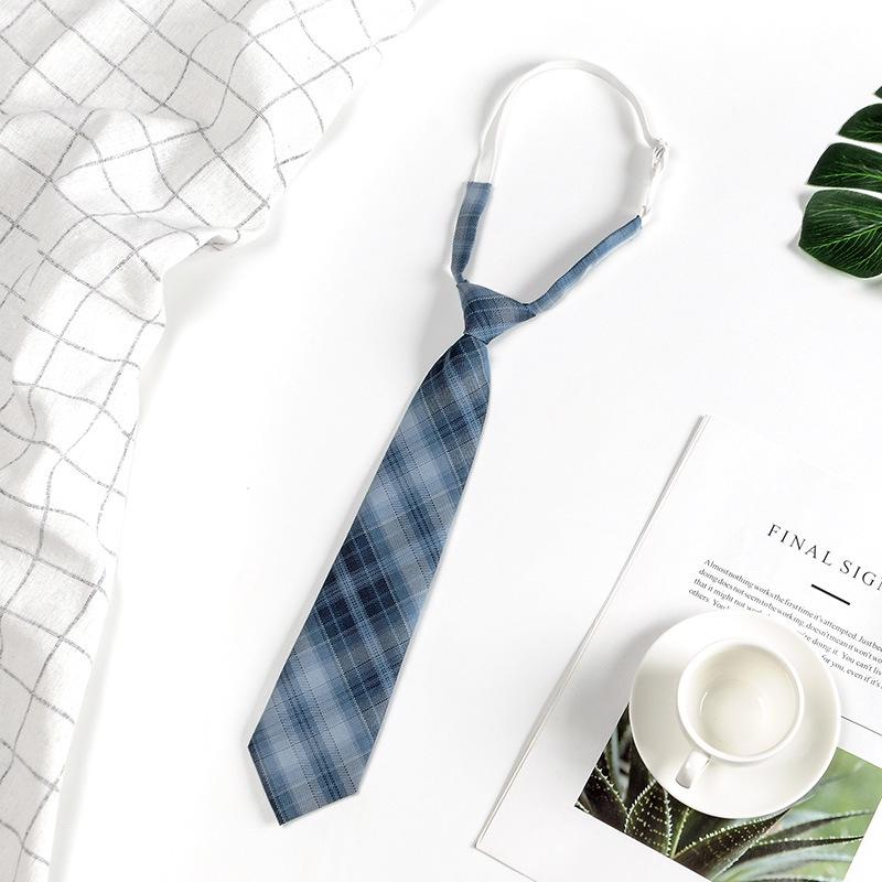 Unisex Preppy Karomuster Japanische Schuluniform Fliege