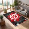 Mainz FC Soccer Football Pattern Soft Area Rug Non Slip Indoor Floor Carpet Sports Decor Mat for Bedroom