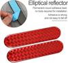 Reflector Protector Bike Reflector Stick-on Reflective Sticker Car Reflector Square Car Bike Bicycle Ship