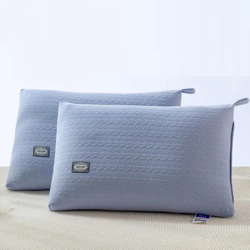 New Comfortable Knitted Pillow Core All Cotton Student Pillow Core Household Single Person Breathable Comfortable Sleep