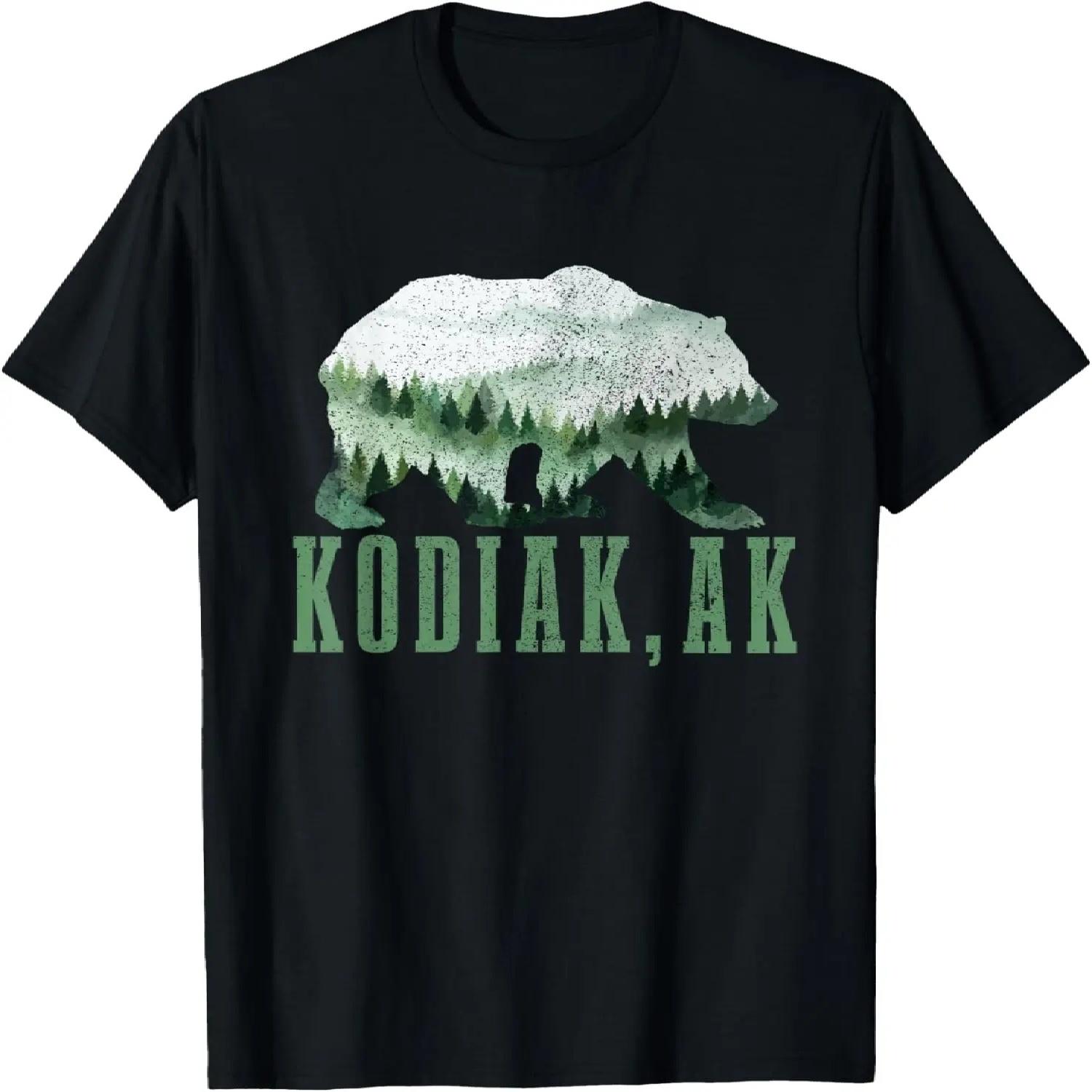 

Kodiak Alaska Grizzly Bear Nature Hiking Camping Hiker T-Shirt XXXXXL чорний