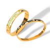 Stainless Steel Oil-drop Bangle, European and American Retro Colorful Enamel Bracelet, Versatile Design Hand Jewelry
