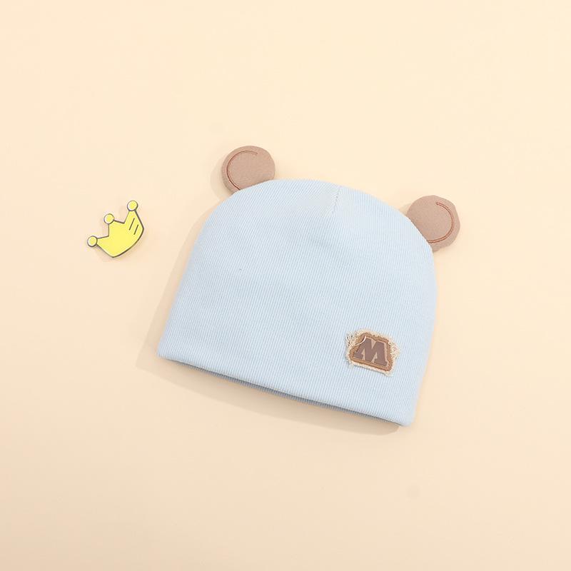 Korean Style Baby Ear Protection Hat - Autumn/Winter Newborn Pullover Cap for Boys & Girls