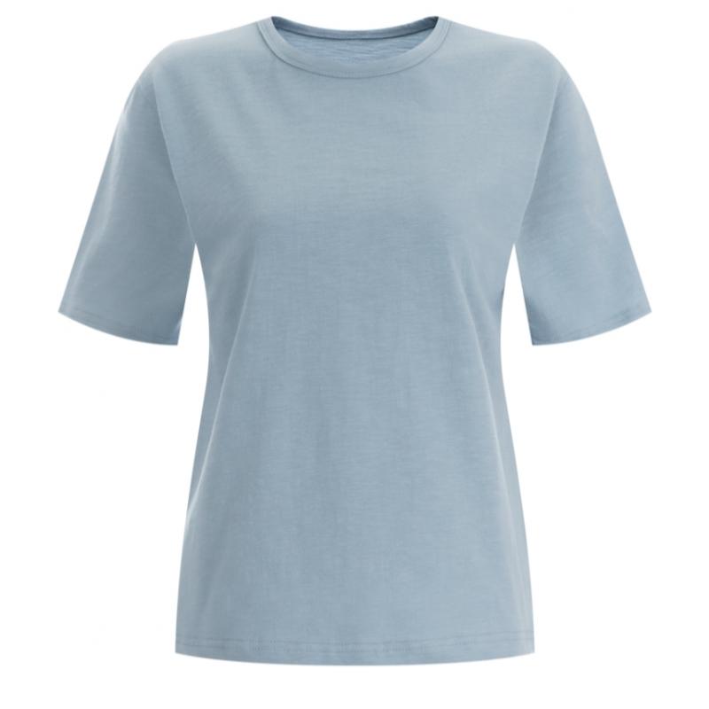 Shop Women 20s 100 CoTTon Slub Round T shirT Green Dai Wsh 12015